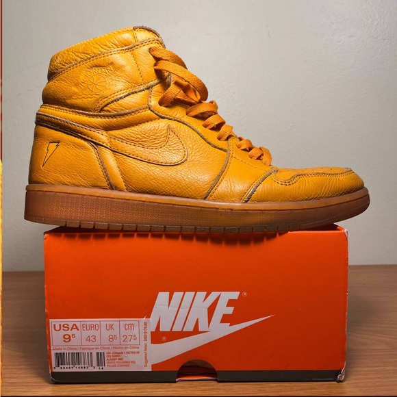 Jordan 1 High Gatorade Orange Peel - Picture 8 of 11